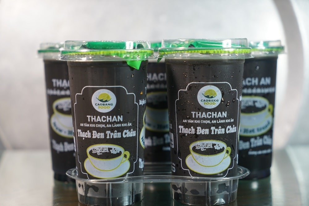 Thạch đen trân châu Thạch An 280g (kèm gói sữa cốt dừa) – THACH AN