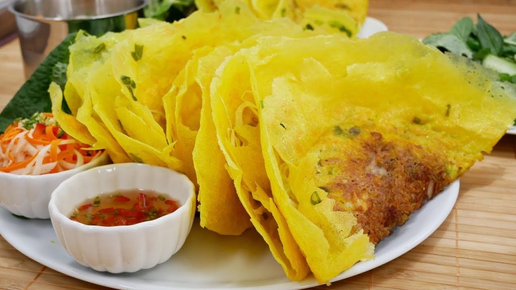 sản phẩm bánh xèo chay