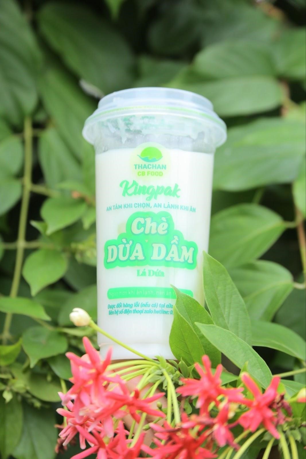 chè dừa dầm Thạch An